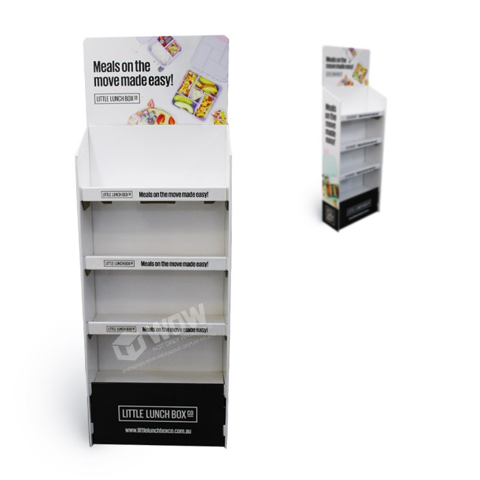 Paper Show Shelf Cardboard Display Stand