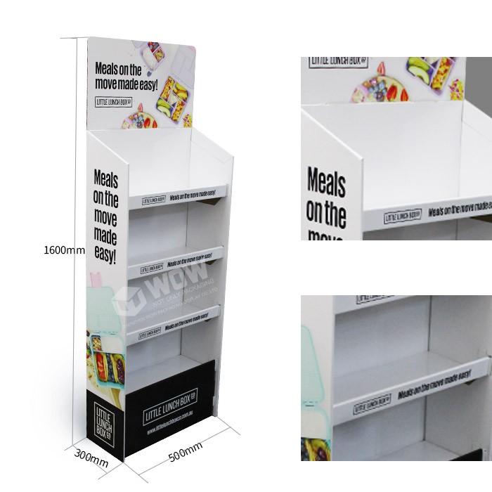 Paper Show Shelf Cardboard Display Stand