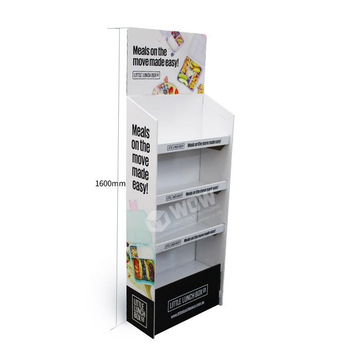 Paper Show Shelf Cardboard Display Stand